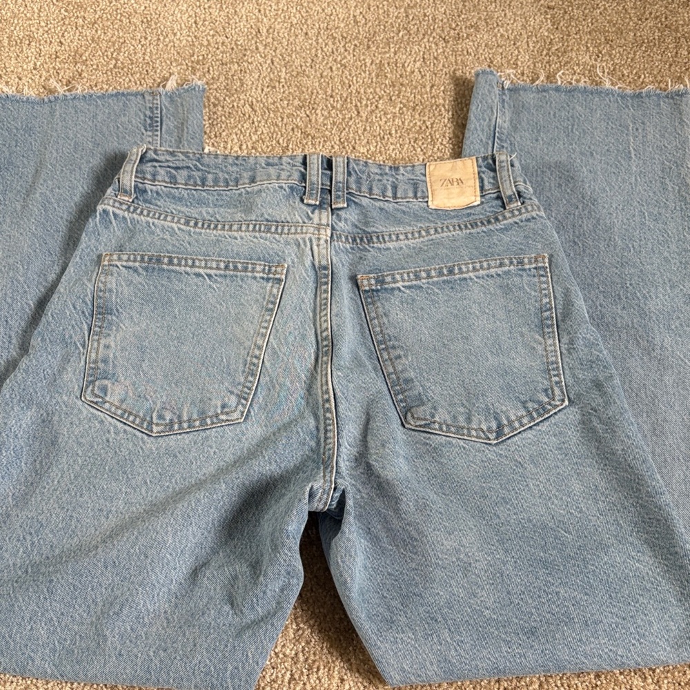 Zara Womens Denim Blue Jeans
